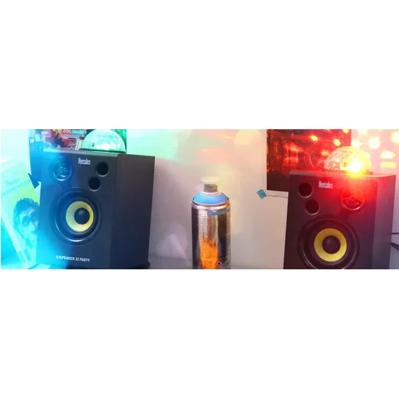 Altifalante Hercules DJ Speaker 32 Party preto com fios 30 W