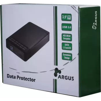Caixa para HDD Inter-Tech Argus GD-35LK01 preta 3,5 polegadas