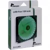 Ventoinha Inter-Tech L-12025 Ventoinha para caixa de computador 12 cm preta verde