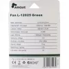 Ventoinha Inter-Tech L-12025 Ventoinha para caixa de computador 12 cm preta verde