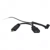 Ventoinha Inter-Tech RS-041 RGB 12 cm preta