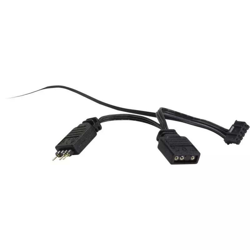 Ventoinha Inter-Tech RS-041 RGB 12 cm preta
