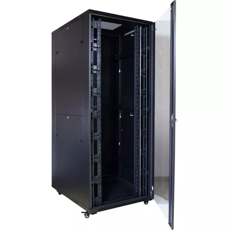 Rack autónomo Inter-Tech 88887257 42U Preto