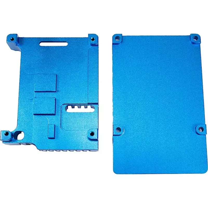 Caixa Inter-Tech 88887360 para Raspberry Pi 86x56x23 mm Azul