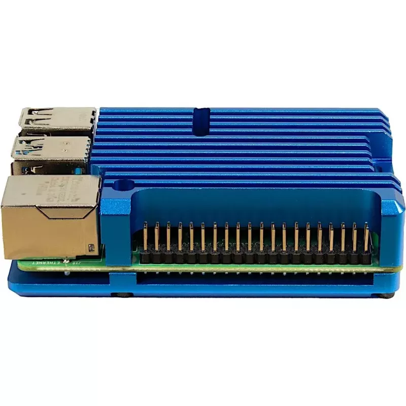 Caixa Inter-Tech 88887360 para Raspberry Pi 86x56x23 mm Azul