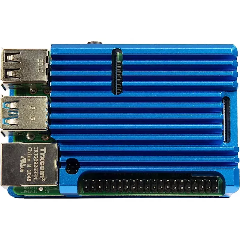 Caixa Inter-Tech 88887360 para Raspberry Pi 86x56x23 mm Azul