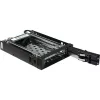 Inter-Tech ST-2523 Preto Caixa de armazenamento Metal Plástico 9,7 mm