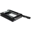 Inter-Tech ST-2523 Preto Caixa de armazenamento Metal Plástico 9,7 mm