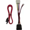 Inter-Tech ST-2523 Preto Caixa de armazenamento Metal Plástico 9,7 mm