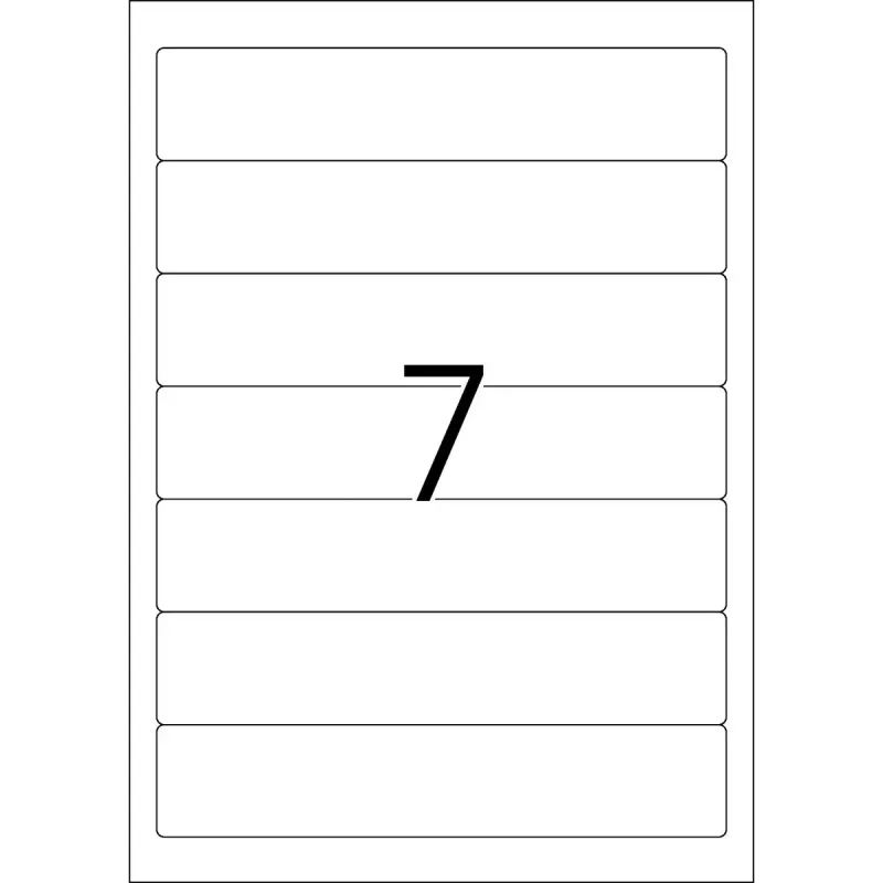 Etiquetas para lombada de processos HERMA A4 192 x 38 mm 70 unidades