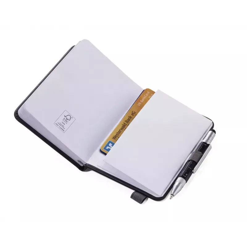 Caderno de notas TROIKA NPP25/BK A7 128 folhas Preto