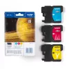 Tinteiro Brother LC1100RBWBPDR 3 unid. original ciano, magenta, amarelo