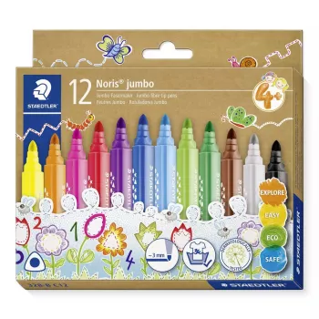 Marcador de feltro Staedtler Noris jumbo 328-B 12 unid.