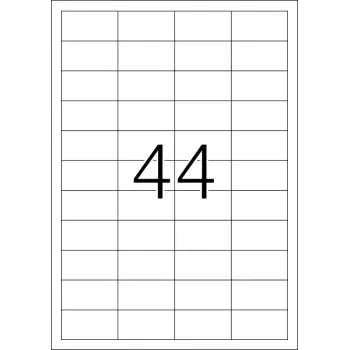Etiqueta autocolante para impressora HERMA Labels Premium A4 48,3x25,4 mm