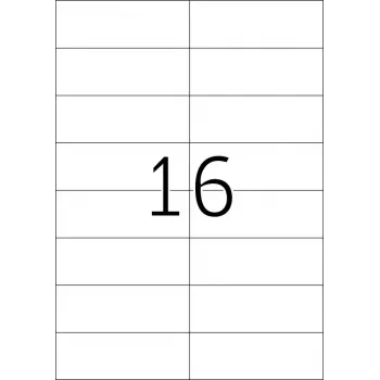 Etiqueta autocolante para impressora HERMA Labels Premium A4 105x37 mm
