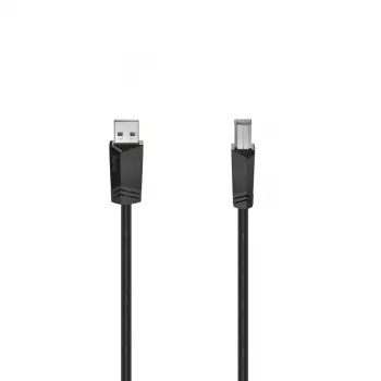 Hama 00200604 Cabo USB USB 2.0 5 m USB A USB B preto