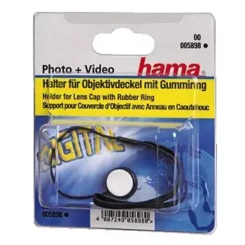 Suporte para tampa de objetiva Hama 5898 preto