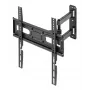 Suporte de parede Manhattan para TV e monitores (Full Motion), para ecrãs de 32 polegadas a 55 polegadas, compatibilidade VESA: todos entre 100x100 mm e 400x400 mm - verifique as dimensões dos quatro orifícios de montagem na parte traseira do ecrã para garantir que encaixa, máx. 35 kg, preto, suporte