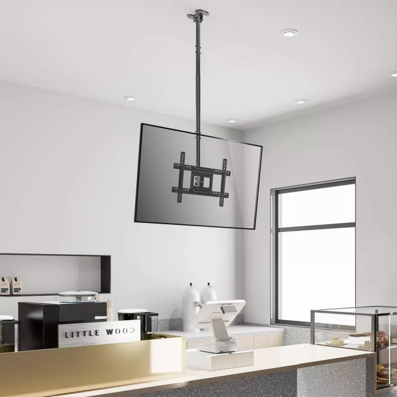 Manhattan 462051 Suporte de teto para TV Full Motion, 37-80 polegadas, 50 kg, preto