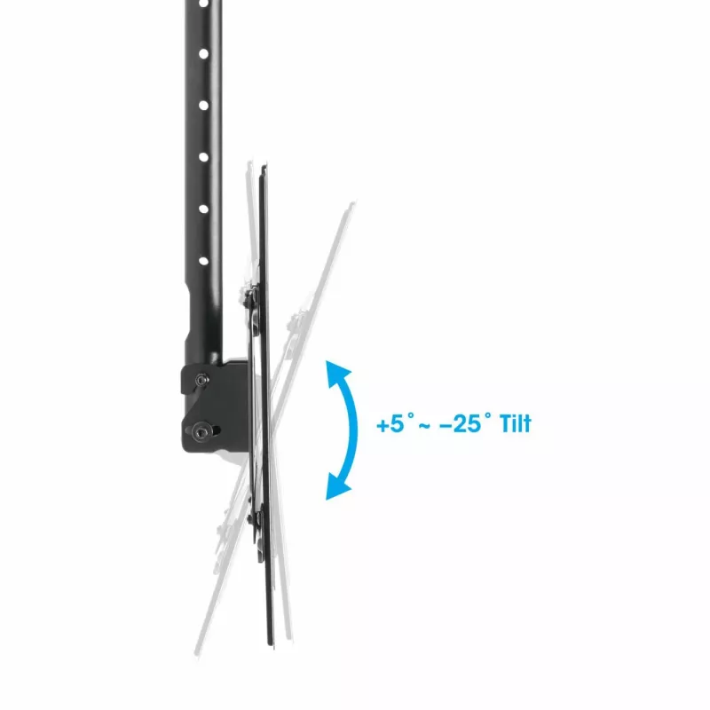 Manhattan 462051 Suporte de teto para TV Full Motion, 37-80 polegadas, 50 kg, preto