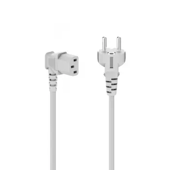 Cabo de alimentação Hama 00223292 branco 5 m 3 polos