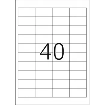 Etiquetas de impressora autoadesivas HERMA Labels Premium A4 48,5x25,4 mm