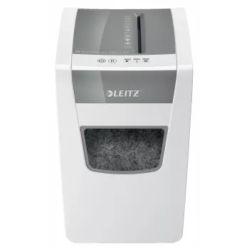 Destruidora de papel Leitz IQ slim home office P4, corte cruzado, 22 cm, 4 x 28 mm, 23 L, 225 folhas, 58 dB