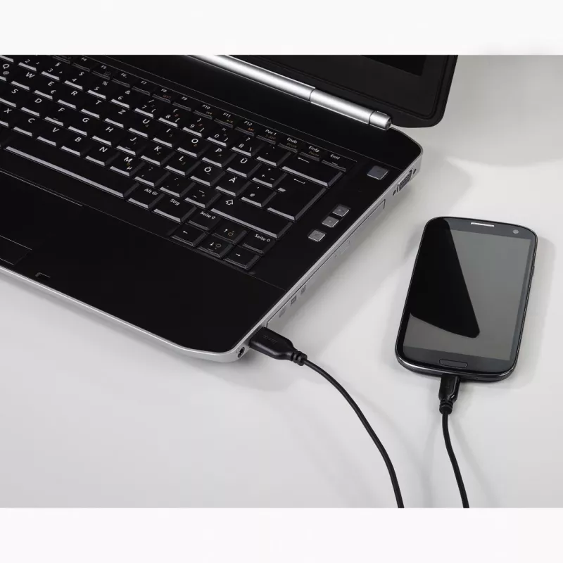 Cabo USB Hama 0,75m, USB2.0-A/USB2.0 Micro-B USB A Micro-USB B preto