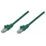 Cabo de rede patch Intellinet, Cat6, 1,5 m, verde, cobre, S/FTP, LSOH/LSZH, PVC, RJ45, contactos banhados a ouro, proteção anti-dobra, blindado, garantia vitalícia