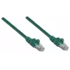 Cabo de rede patch Intellinet, Cat6, 1,5 m, verde, cobre, S/FTP, LSOH/LSZH, PVC, RJ45, contactos banhados a ouro, proteção anti-dobra, blindado, garantia vitalícia