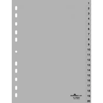 Separador numérico Durable 6522-10