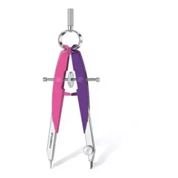 Compasso de precisão Staedtler Mars comfort 556 00-N2, rosa néon/violeta