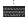 Teclado ergonómico R-Go Tools R-Go Compact Break, teclado compacto com software de pausas, QWERTY (NORDIC), com fios, preto