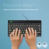 Teclado ergonómico R-Go Tools R-Go Compact Break, teclado compacto com software de pausas, QWERTY (NORDIC), com fios, preto
