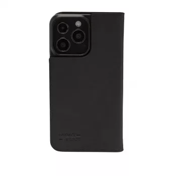 Capa tipo livro JT BERLIN BookCase Tegel preta para iPhone 15 15,5 cm
