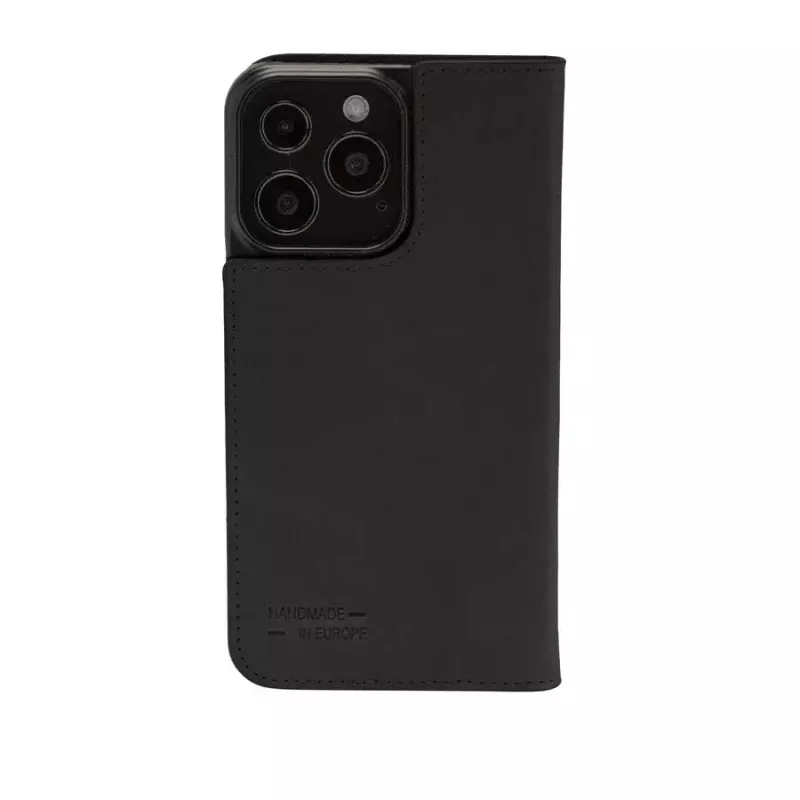 Capa tipo livro JT BERLIN BookCase Tegel preta para iPhone 15 15,5 cm