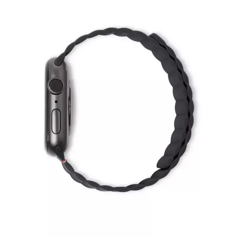 Pulseira Decoded D22AWS40TSL3SCL acessório para smartwatch preta silicone
