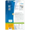 Etiqueta autoadesiva para impressora HERMA Labels Premium A4 83,8x50,8 mm