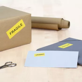 Etiqueta autoadesiva para impressora HERMA etiquetas coloridas A4 70x37 mm amarelo