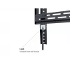 Suporte de parede MULTIBRACKETS M Universal HD Portrait para ecrãs de 60 a 100 polegadas, VESA 200x200–400x600, carga máxima 100 kg, preto