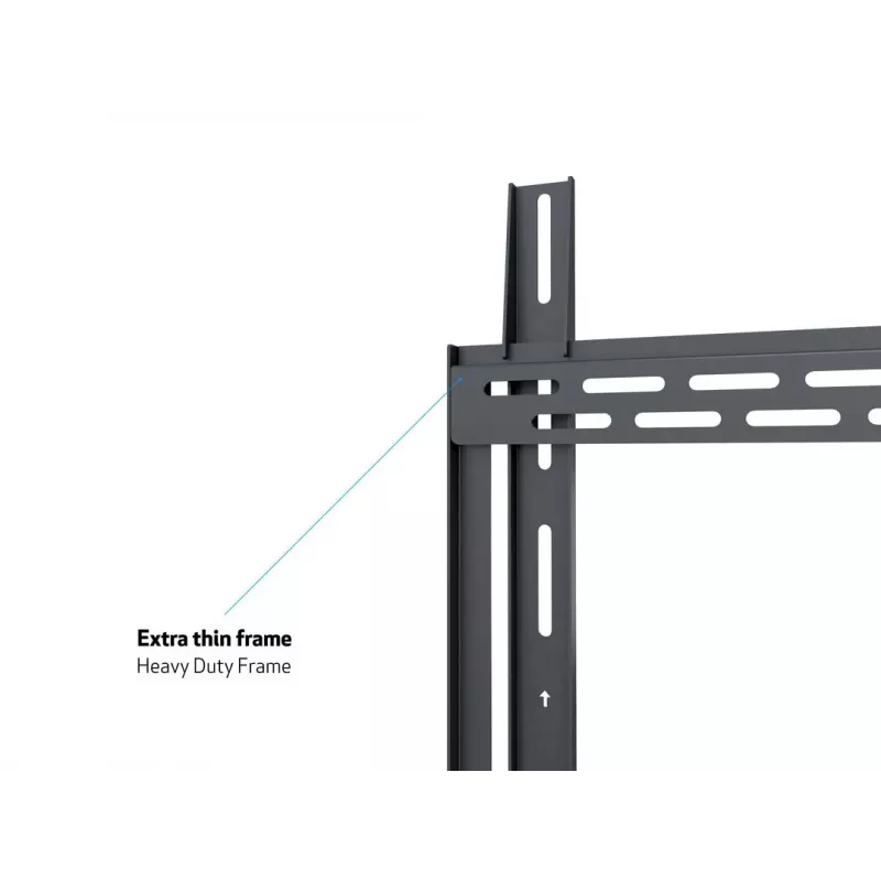 Suporte de parede MULTIBRACKETS M Universal HD Portrait para ecrãs de 60 a 100 polegadas, VESA 200x200–400x600, carga máxima 100 kg, preto