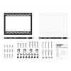 Suporte de parede MULTIBRACKETS M Universal HD Portrait para ecrãs de 60 a 100 polegadas, VESA 200x200–400x600, carga máxima 100 kg, preto