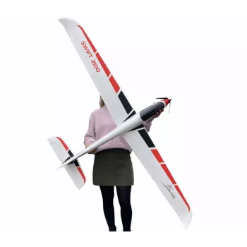 Avião Amewi Swift 2100 motor elétrico 1,35 kg a partir de 14 anos