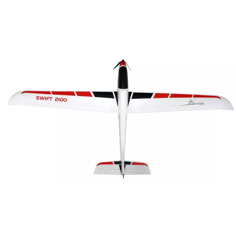 Avião Amewi Swift 2100 motor elétrico 1,35 kg a partir de 14 anos
