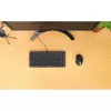 Teclado USB com fio compacto Manhattan, 12 teclas multimédia/função, cabo USB-A de 1,5 m integrado, formato low-profile compacto, para PC e portátil, preto
