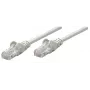 Cabo de rede patch Intellinet, Cat6A, 20 m, cinzento, cobre, S/FTP, LSOH/LSZH, PVC, RJ45, contactos banhados a ouro, proteção da patilha, moldado, garantia vitalícia