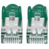 Cabo de rede patch Intellinet, cabo Cat7/fichas Cat6A, 1,5 m, verde, cobre, S/FTP, LSOH/LSZH, PVC, RJ45, contactos banhados a ouro, sem patilha, proteção anti-dobra moldada, garantia vitalícia