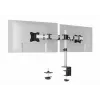 Durable SELECT Suporte para monitor 509523 para 2 monitores, fixação de secretária, prateado