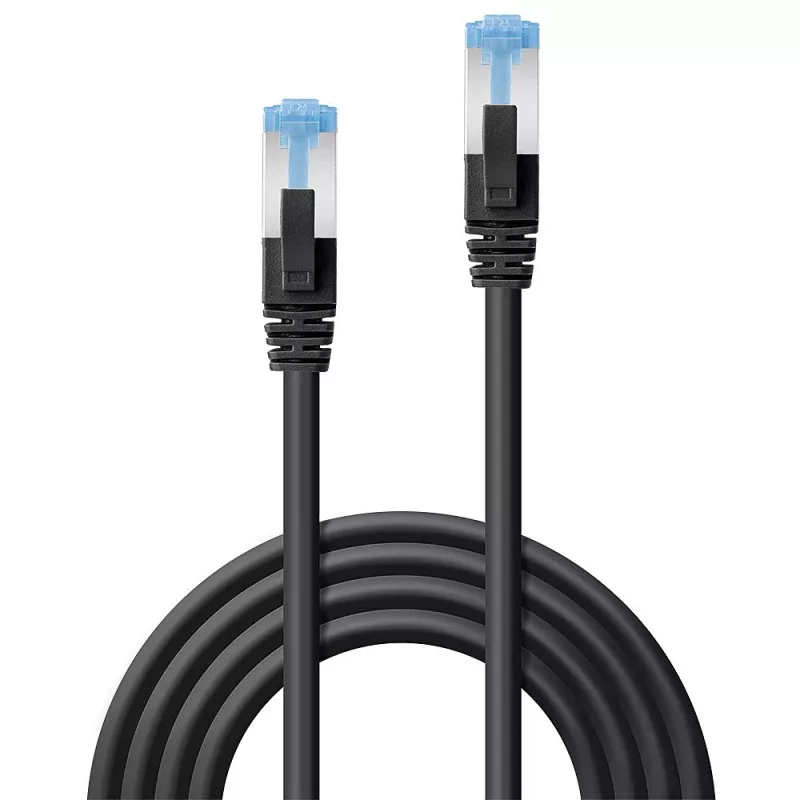 Lindy 47415 cabo de rede preto 3 m Cat6a S/FTP (S-STP)