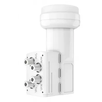 Hama 00205376 Low Noise Block Downconverter (LNB) 10,7 – 12,75 GHz branco